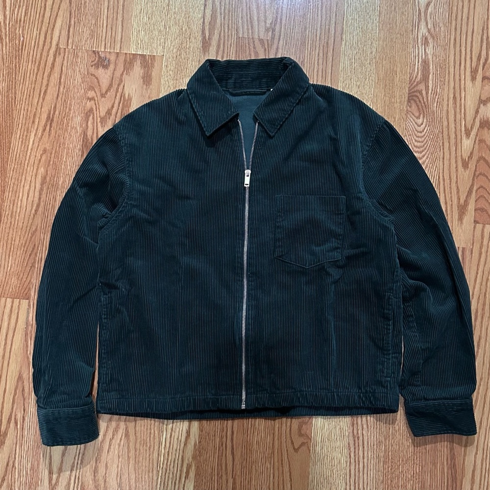 GU Green Corduroy Jacket
